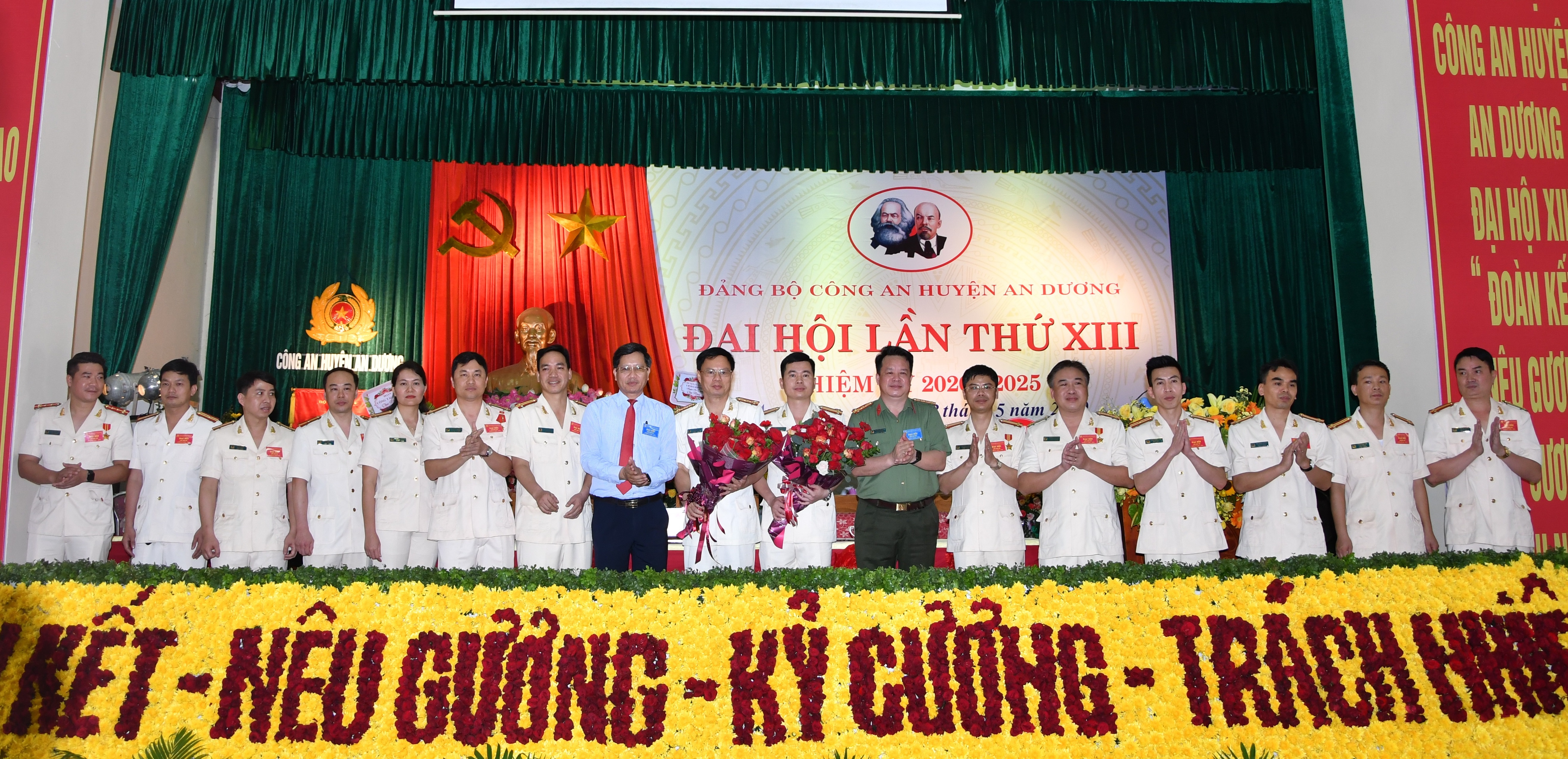 Đại hội Đảng bộ Công an huyện An Dương lần thứ 13: Nâng cao năng lực lãnh đạo và sức chiến đấu của toàn Đảng bộ, tập trung xây dựng lực lượng trong sạch, vững mạnh toàn diện